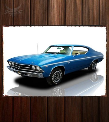 Металлическая табличка Chevrolet Chevelle SS 396 125